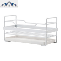 家用厨房洗碗布海绵收纳沥水架水池台面抹布架水置物架子 三维工匠