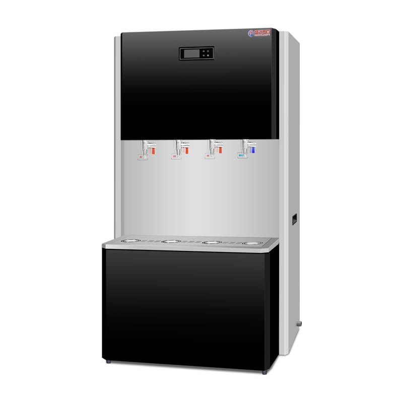 盛远步进式钛金立式机四龙头式开水器 9KW