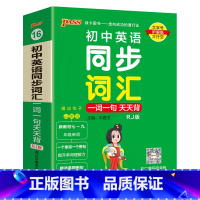 同步词汇一词一句 初中通用 [正版]2025新版初中英语同步词汇一词一句天天背RJ人教版七年级八九年级掌中宝小本口袋书p