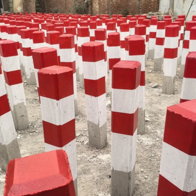 水泥警标柱百米桩 钢筋14厘粗 高1500*宽180*厚180mm 单位/根