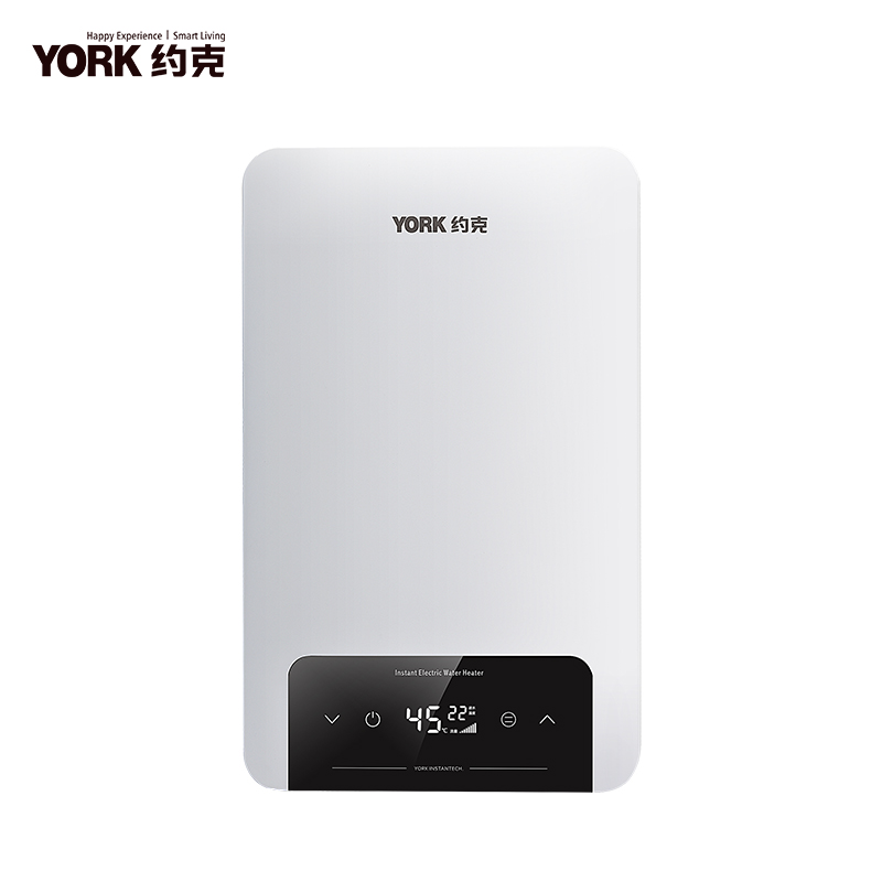 约克(YORK)即热式电热水器YK-G1恒温变频速热家用小型大水量免储水热水器8.8KW