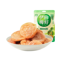 临期特价12月]来伊份 日式梅饼50g梅子休闲零食果干蜜饯果脯梅干袋装来一份