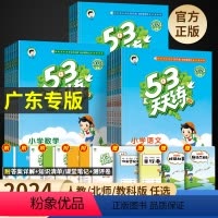 3本]语文数学(人教版)+英语(教科版) 三年级下 [正版]广州专版新版53天天练一二年级下册三四五六年级下册语文数学人