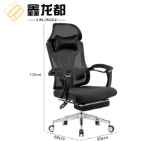 鑫龙都办公椅人体工学椅120cm高把