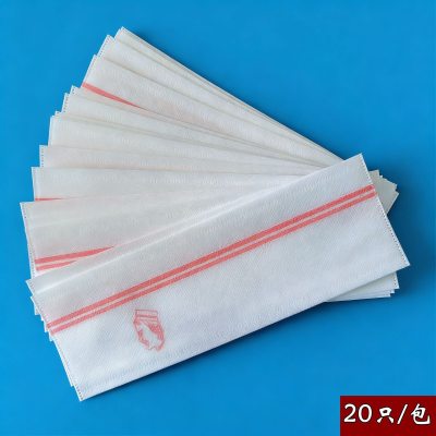 一次性厨师帽男女厨房专用防掉发白帽红边加厚无纺布防油烟工作帽-[红边]无纺布厨师船帽200只/10包