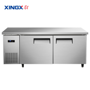 星星KTC-1560G厨房工作台冰柜冷藏工作台水吧台商用平冷卧式冰箱厨房保鲜柜不锈钢冷冻柜奶茶操作台