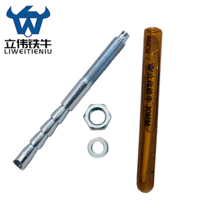 立伟铁牛倒锥化学锚栓M10X130/套