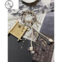 JiMi一步一响!新中式铃铛手链女手工编织藏式手绳2023百搭串珠手饰