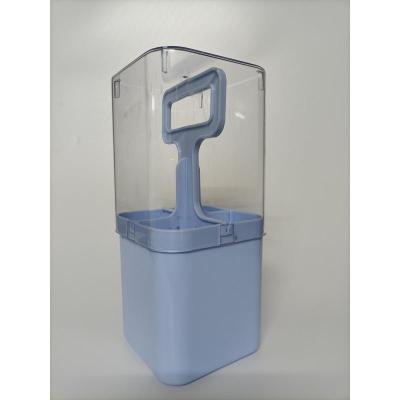 筷子筒筷笼餐具收纳盒厨房家用多功能沥水防尘带盖置物架勺筷子篓 敬平 天蓝色餐具架