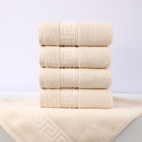 鲸轩 M802 34*74cm 130g 日出印象新疆长绒棉毛巾(计价单位:条)米色