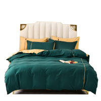 美帮汇床上用品北欧风四件套磨毛加厚简约2023年新款床单双被套 大气