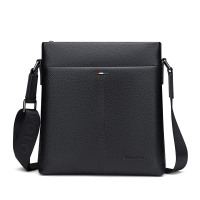 斯妮拉英皇保罗欧美时尚真皮男士包包2024新款时尚单肩斜挎包商务牛皮小背包小包