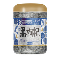 蒲臻善枸杞果粒硕大肉厚嚼食花青素含量高罐装黑枸杞150g
