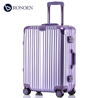 罗恩Ronoen拉杆箱铝框万向轮行李箱学生皮箱子旅行箱20/22/24/26/29英寸网红ins男女登机托运密码箱防刮硬