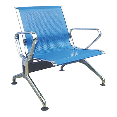 臻远ZY-JCY-11 连排椅机场椅公共座椅等候椅 浅蓝机场椅排椅单人位
