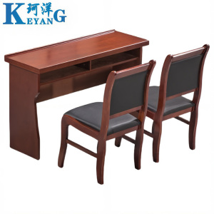 珂洋 培训桌会议桌 140*40*75cm(一桌二椅) 套