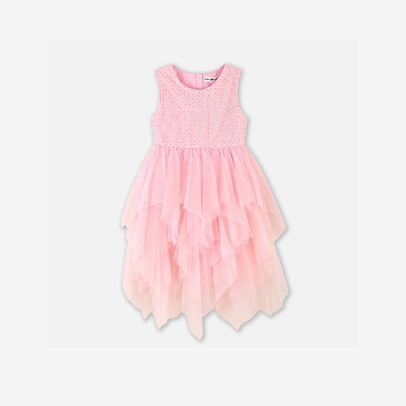 [直降价:69元]铅笔俱乐部秋冬新款女童连衣裙中大童背心公主裙儿童百搭裙子