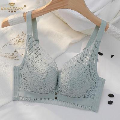 卡姿希品牌服饰内衣女夏小胸聚拢厚款无钢圈上托调整型收副乳胸罩不空