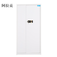 阿拉贡电子保密柜钢制密码文件柜保险柜铁皮资料柜矮柜办公室储物柜通门白色指纹锁420*900*1850