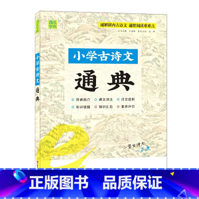 小学古诗文通典 小学通用 [正版]小学语数英知识通典专项通典小学生复习阅读练习资料