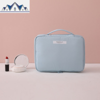 ins网红化妆包女便携超大容量多功能护肤品收纳箱简约小号洗漱袋 三维工匠收纳包