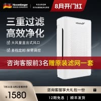 诺森柏格(Nocenbeger)智能空气净化机器NCBG-G9 家用空气净化器 触控 大风量 客厅卧室两用型空气净化机