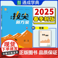 25春小学拔尖新方案 语文六年级6年级下 人教版部编版 通成城学典