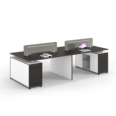 臻远 ZY-Z-2412职员办公桌屏风工作位职员卡座 对坐四人位