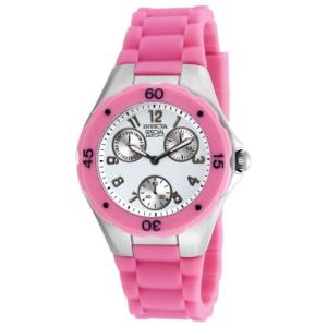 Invicta女款石英防水计时腕表mm硅胶表带潮流欧美手表 White