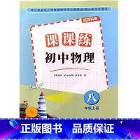 课课练初中物理 八年级上册 初中通用 [正版]2024审定2024秋配苏科版初中物理课课练八年级上册译林出版社 8年级练