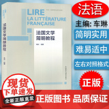 法国文学简明教程 供高等学校法语专业使用 车琳 编著 简明法国文学教程 法国文学史 法国文学作品选读赏析 外语教学与研读