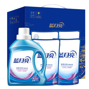 蓝月亮深层去渍洗衣液4.05kg组合装持久留香低泡易漂省时省力