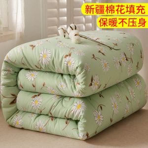 被子冬被芯加厚保暖新疆棉花被宿舍四季通用棉被春夏秋季空调薄款被子春夏秋冬季