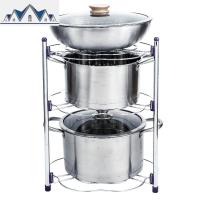 多层落地置物架省空间厨房用品家用大全放锅架子转角架收纳架 三维工匠