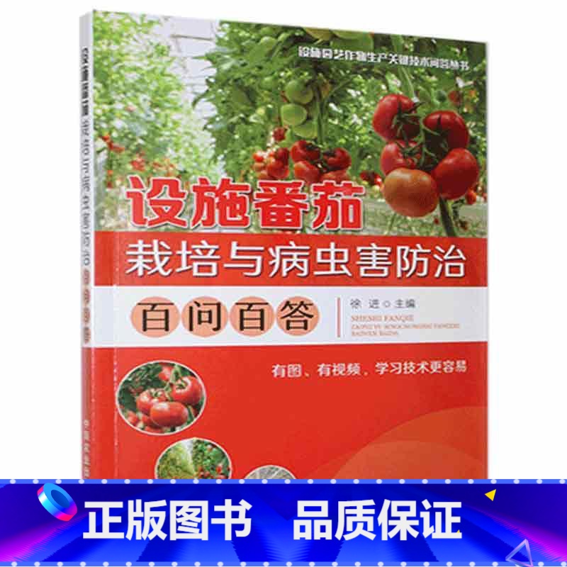 [正版]**书籍 设施番茄栽培与病虫害防治百问百答徐进番茄种子品种选择番茄壮苗培育番茄生产中通用技术问题优质栽培塑料大