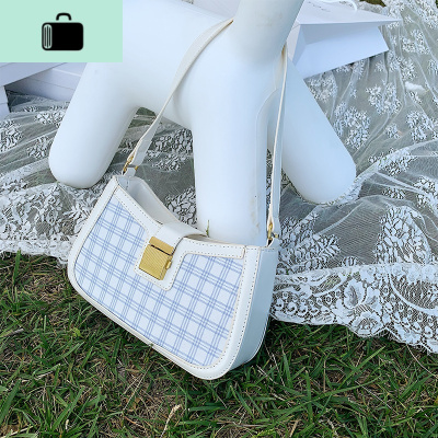 上新质感小包包女包2020夏季新款潮简约单肩斜挎包百搭手提腋下包NEW LAKE女士单肩包