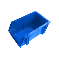 翌嘉YJ4121087 组合式零件盒收纳盒斜口工具盒 蓝色 150*250*125