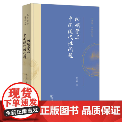 阳明学与中国现代性问题 复旦哲学·中国哲学丛书 陈立胜 著 商务印书馆