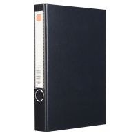 齐心 NO.334 A4 1.5寸 轻便夹 单长押夹 黑