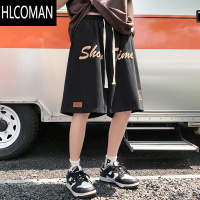 HLCOMAN美式短裤男夏季休闲薄款运动裤子五分潮牌复古篮球健身宽松大裤衩
