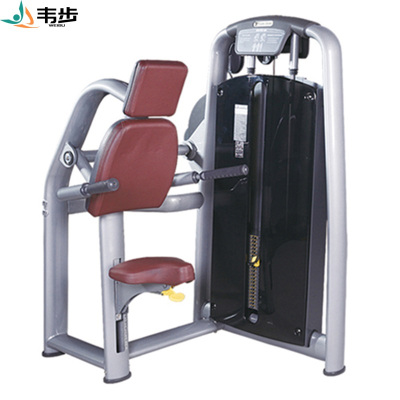 韦步wellBu6024商用坐姿肱三头肌练习机坐式手臂下压肌肉训练器健身房