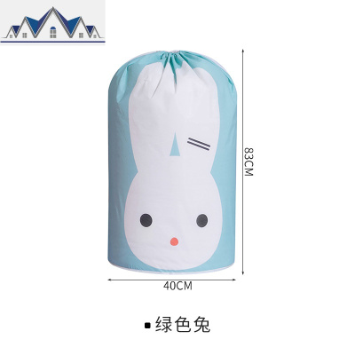 束口防潮棉被袋可爱防尘卡通被袋衣服被子整理旅行搬家打包收纳袋 三维工匠收纳包