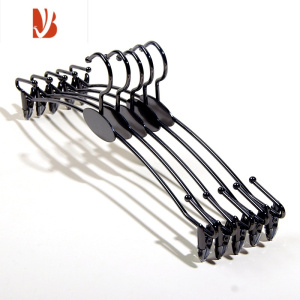 三维工匠内衣架服装店金属加粗防滑内衣挂 内裤 文胸架子女士黑色夹子