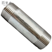 百里才 镀锌长对丝 DN40*20个