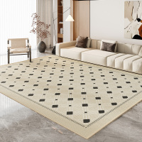 法式地毯客厅免洗可擦家用大地毯轻奢高级感2024新款卧室茶几地垫