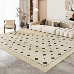 法式地毯客厅免洗可擦家用大地毯轻奢高级感2024新款卧室茶几地垫