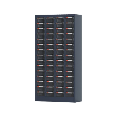 臻远 ZYLJG-W51 零件柜 60抽透明无门中号 611*220*1170