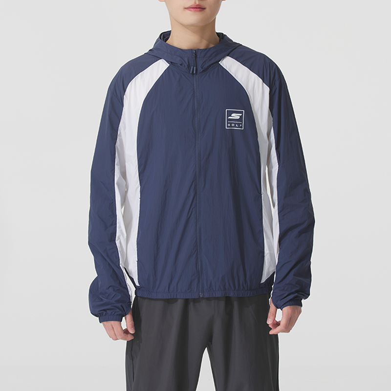 Skechers斯凯奇防晒衣男女装新款薄款跑步训练皮肤衣运动服夹克外套P225U129-0019 ZP