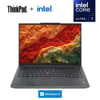 ThinkPad E14 01CD AI经典商务本 14英寸笔记本电脑 定制 英特尔酷睿Ultra 7 155H 64G 2T固态 锐炫Arc显卡 2.2K高色域 黑