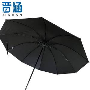 晋涵 黑胶晴雨伞三折叠 7004 把
